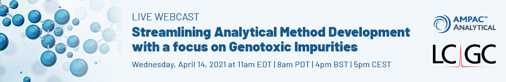 Streamlining Analytical Method Development with a focus on Genotoxic Impurities banner