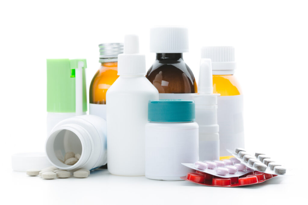 blank pharmaceutical and drug packaging